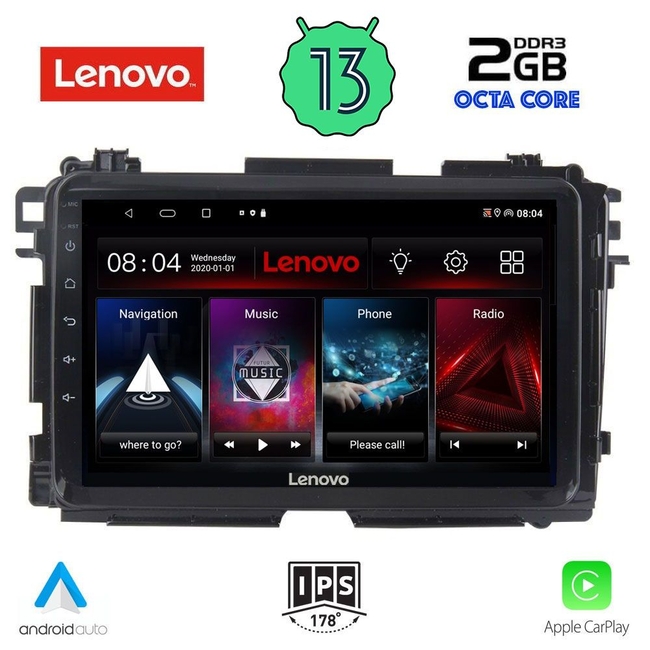 LENOVO LVF 7201_CPA (9inc) MULTIMEDIA TABLET for HONDA HRV mod. 2015-2021