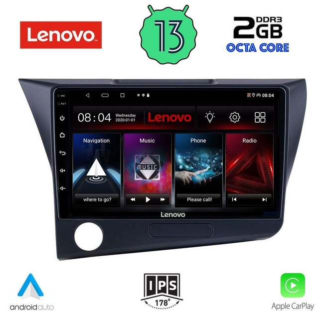 LENOVO LVF 7203_CPA (9inc) MULTIMEDIA TABLET for HONDA CRZ mod. 2010-2016