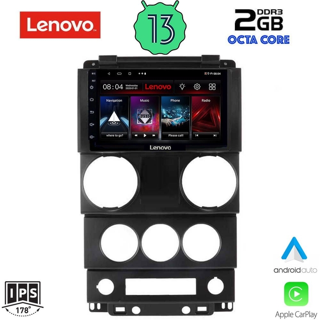 LENOVO LVF 7292_CPA (9inc) MULTIMEDIA TABLET for JEEP WRANGLER  mod. 2006-2011