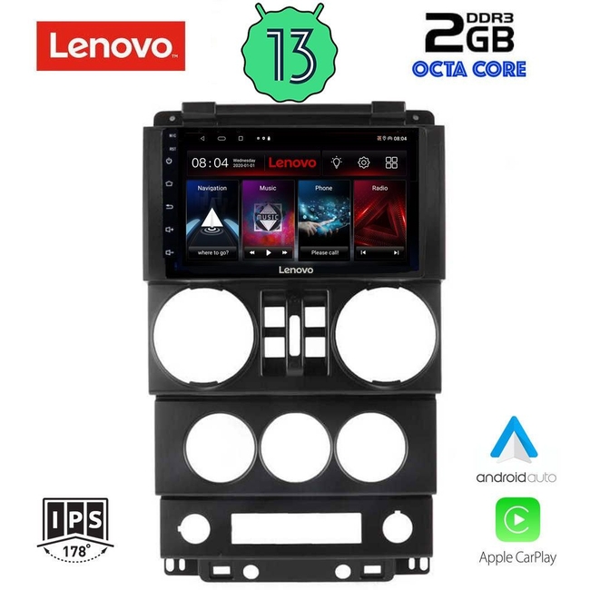 LENOVO LVF 7294_CPA (9inc) MULTIMEDIA TABLET for JEEP WRANGLER  mod. 2006-2011