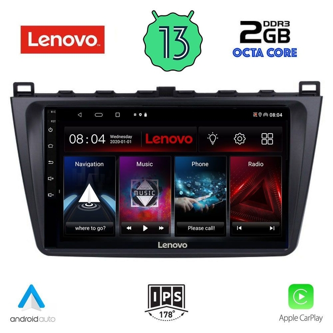 LENOVO LVF 7377_CPA (9inc) MULTIMEDIA TABLET for MAZDA 6 mod. 2008-2012