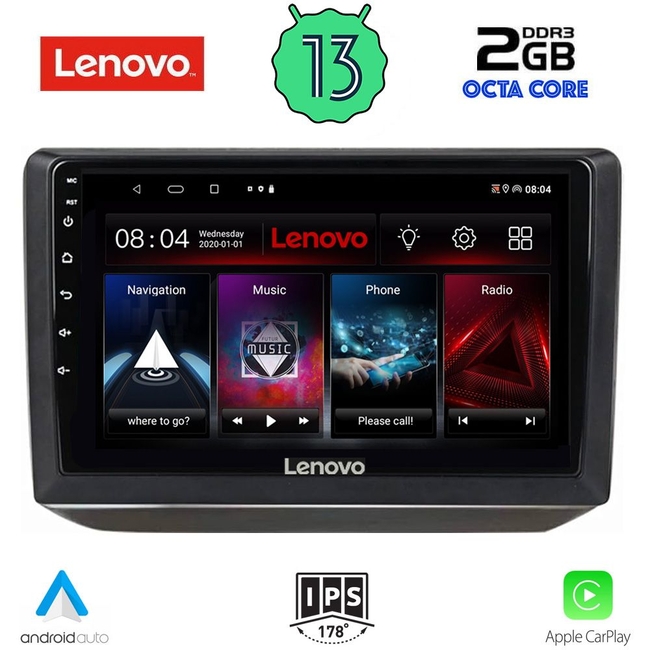 LENOVO LVF 7581_CPA (10inc) MULTIMEDIA TABLET for SKODA FABIA mod. 2008-2014