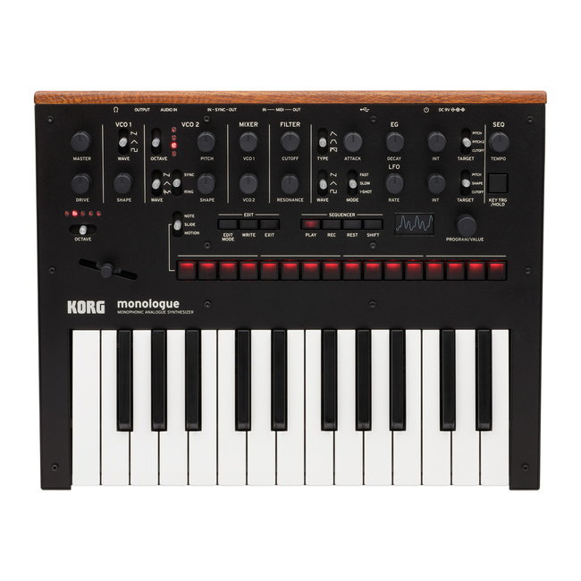 Korg Monologue - Monophonic Analog Synthesizer (Black)