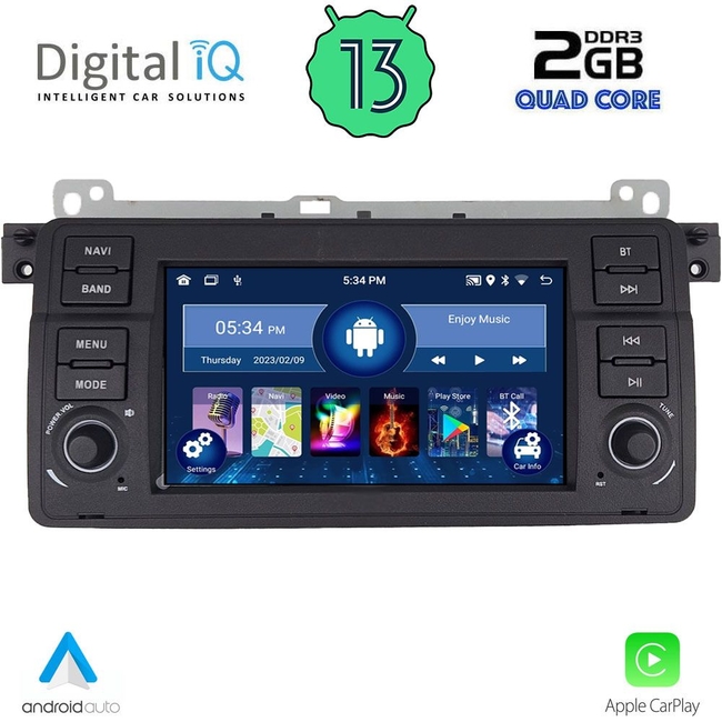 DIGITAL IQ MSD 052_CPA (7" DECK) MULTIMEDIA for BMW E46 mod. 1998-2005