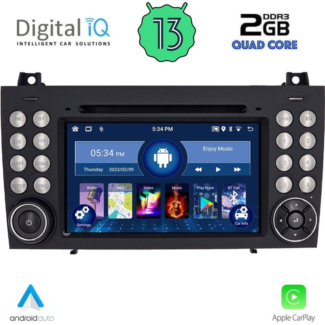 DIGITAL IQ MSD 096_CPA (7" DECK) MULTIMEDIA for MERCEDES SLK (R171) mod. 2004-2010