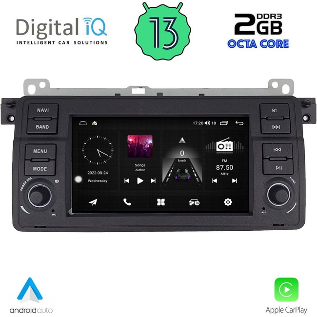 DIGITAL IQ MSF 352_CPA (7'' DECK) MULTIMEDIA for BMW E46 mod. 1998-2005