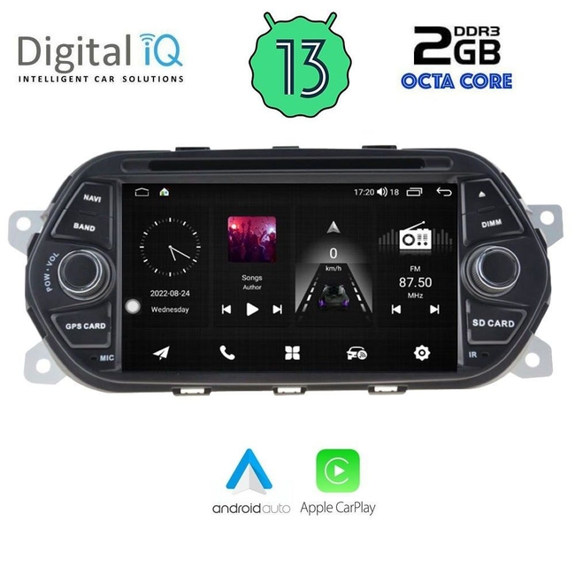 DIGITAL IQ MSF 355_CPA (7" DECK) MULTIMEDIA for FIAT TIPO mod. 2015-2019