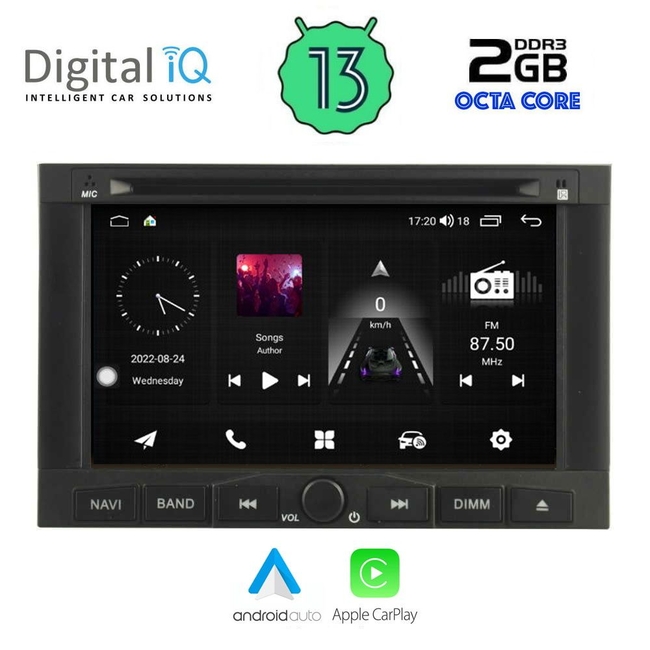 DIGITAL IQ MSF 358_CPA (7” DECK) MULTIMEDIA for CITROEN BERLINGO mod. 2008-2019 – PEUGEOT 3008 mod. 2009-2016 – EXPERT mod. 2007-2016