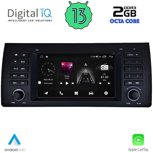 DIGITAL IQ MSF 385_CPA (7” DECK) MULTIMEDIA for BMW S.5-X5  (E38-39-53) mod. 1998-2005