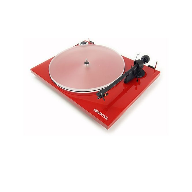 Pro-ject Essential III  Red High Gloss / OM10E - Belt Drive