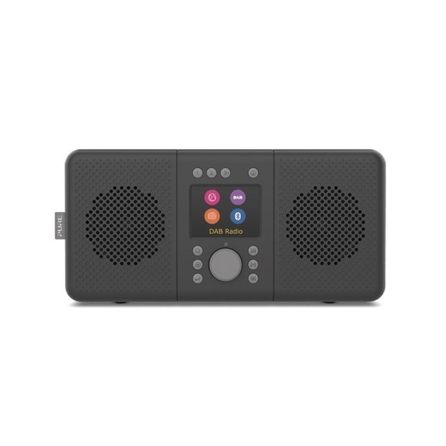 PURE Elan Connect+ Stereo Δικτυακό ραδιόφωνο με DAB+ και Bluetooth - Charcoal