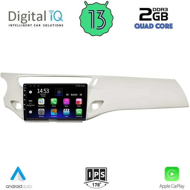 DIGITAL IQ RSB 2092_CPA (9inc) MULTIMEDIA TABLET for CITROEN C3 - DS3 mod. 2009-2016