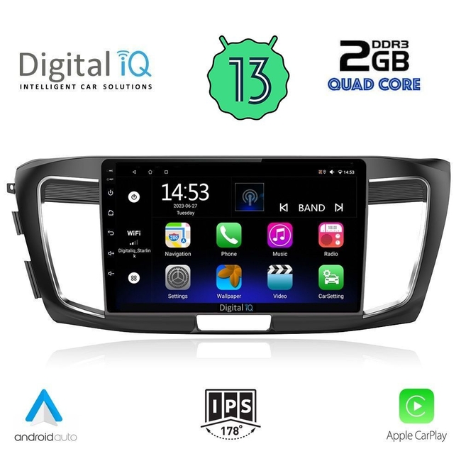 DIGITAL IQ RSB 2183_CPA (9inc) MULTIMEDIA TABLET for HONDA ACCORD mod. 2008-2013