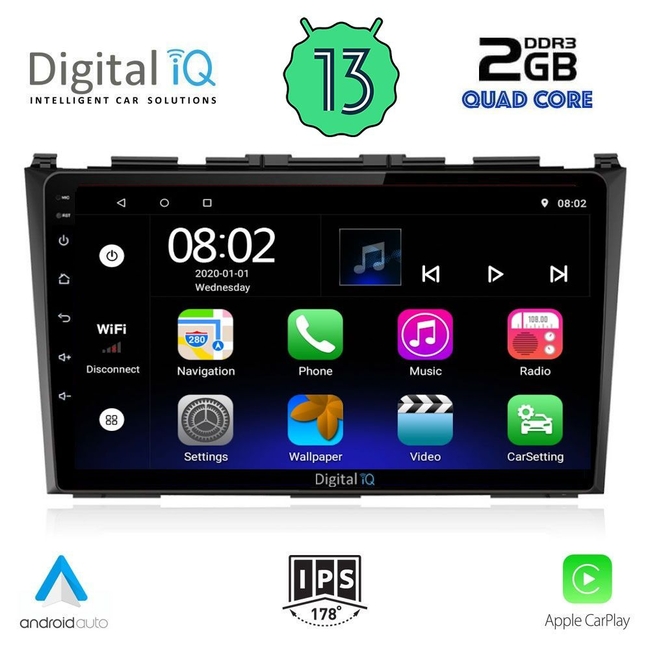 DIGITAL IQ RSB 2197_CPA (9inc) MULTIMEDIA TABLET for HONDA CRV mod. 2006-2012