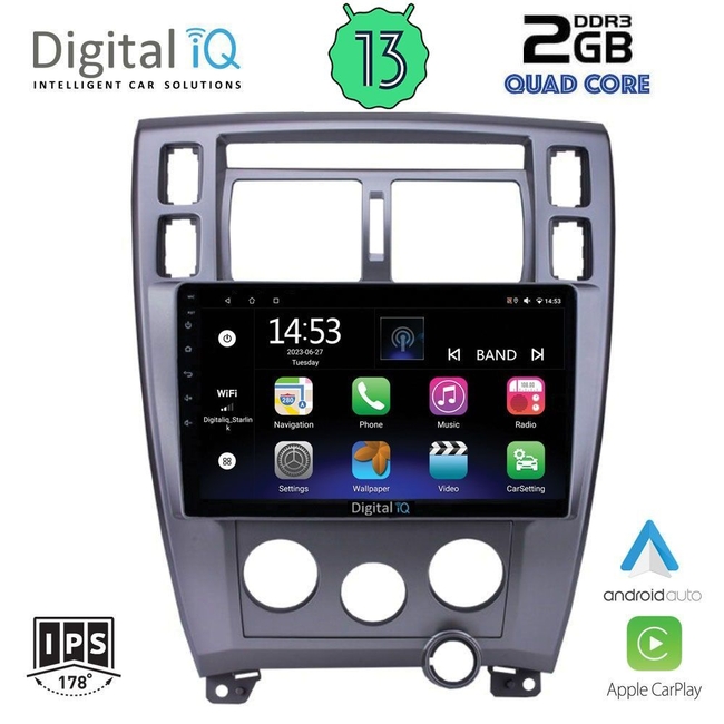 DIGITAL IQ RSB 2241_CPA (10inc) MULTIMEDIA TABLET for HYUNDAI TUSCON mod. 2004-2010