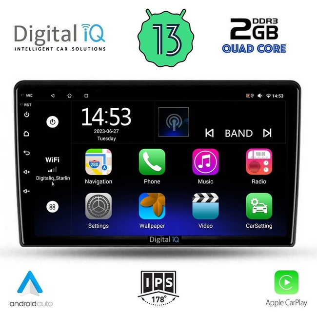 DIGITAL IQ RSB 2301_CPA (9inc) MULTIMEDIA TABLET for KIA CEED  mod. 2009-2012