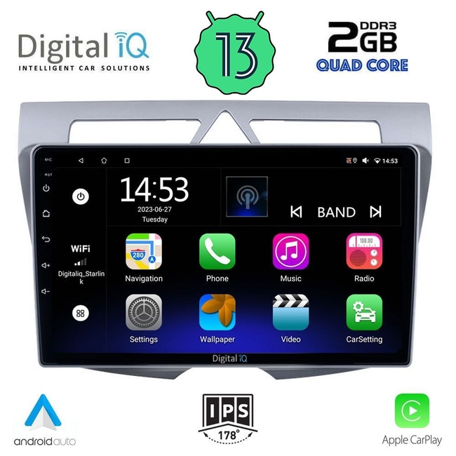 DIGITAL IQ RSB 2307_CPA (9inc) MULTIMEDIA TABLET for KIA PICANTO mod. 2008-2011