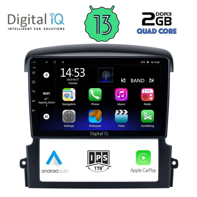 DIGITAL IQ RSB 2317_CPA (9inc) MUTIMEDIA MULTIMEDIA TABLET for KIA SORENTO mod. 2006-2009