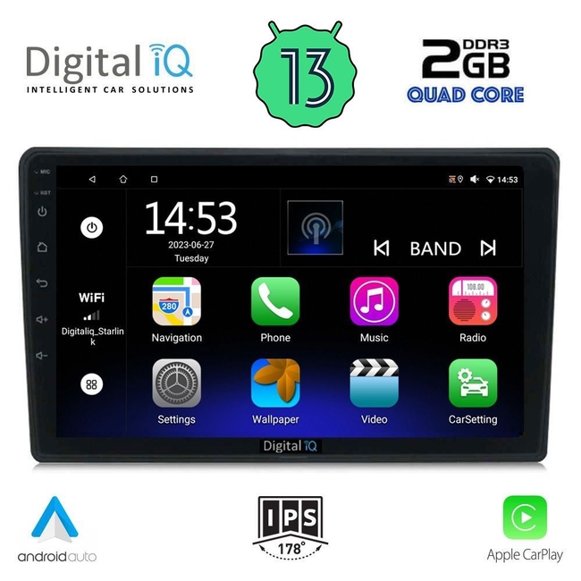 DIGITAL IQ RSB 2360_CPA (10inc) MULTIMEDIA TABLET for MAZDA 2 mod. 2002-2007