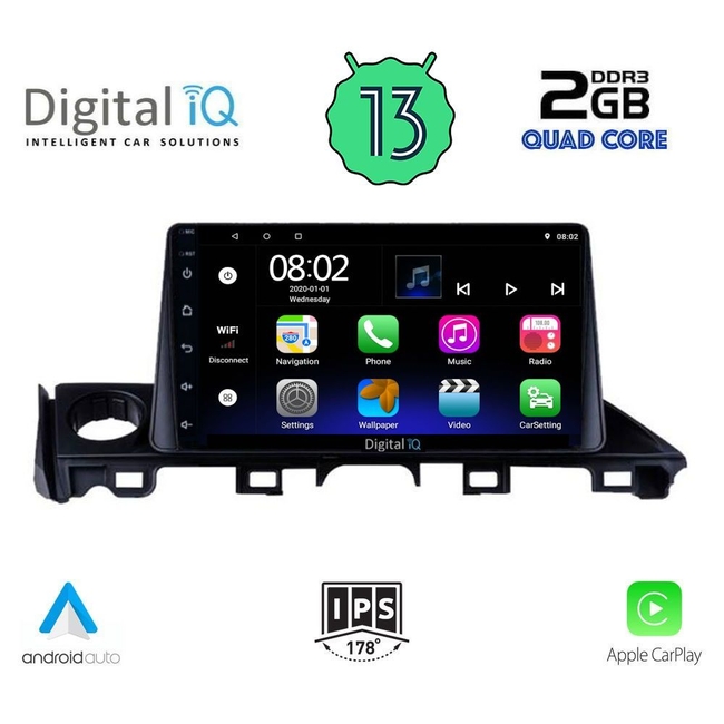 DIGITAL IQ RSB 2379_CPA (9inc) MULTIMEDIA TABLET for MAZDA 6 mod. 2017-2020