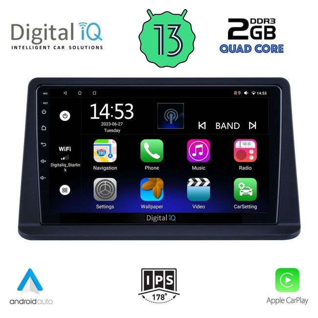 DIGITAL IQ RSB 2445_CPA (9inc) MULTIMEDIA TABLET for MITSUBISHI PAJERO mod. 1999-2006