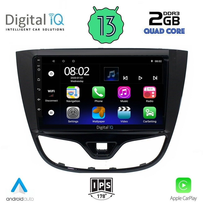 DIGITAL IQ RSB 2489_CPA (10inc) MULTIMEDIA TABLET for OPEL KARL mod. 2014-2019