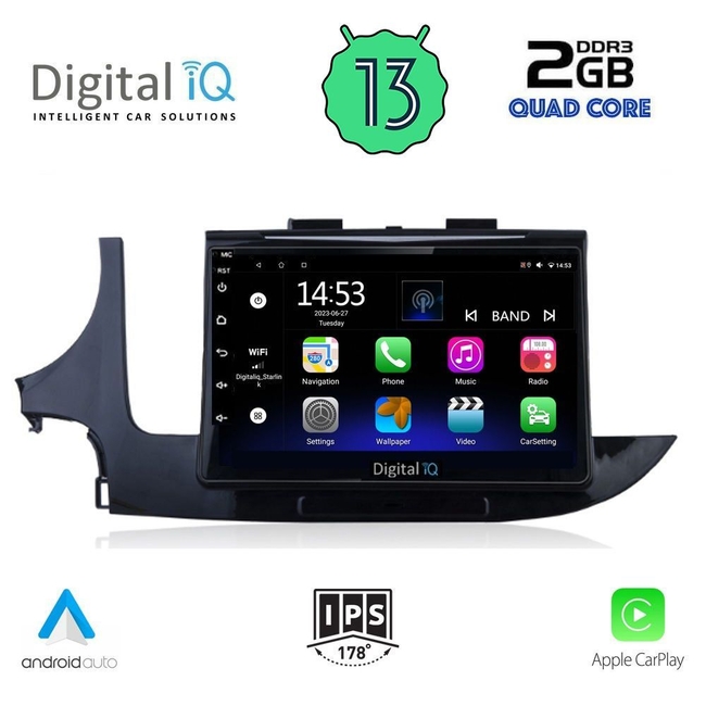 DIGITAL IQ RSB 2497_CPA (9inc) MULTIMEDIA TABLET for OPEL MOKKA mod. 2016-2021