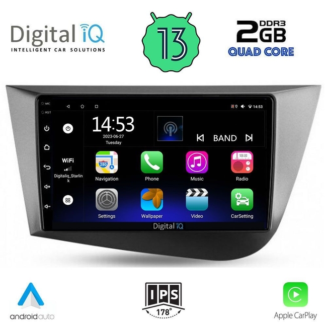 DIGITAL IQ RSB 2574_CPA (9inc) MULTIMEDIA TABLET for SEAT LEON mod. 2005-2012