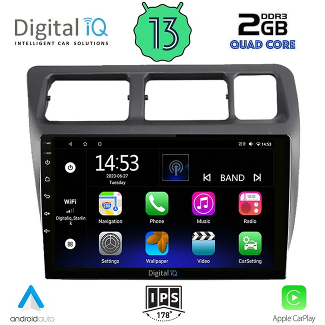 DIGITAL IQ RSB 2710_CPA (9inc) MULTIMEDIA TABLET for TOYOTA COROLLA mod. 1992-1997