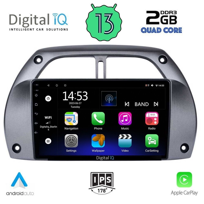 DIGITAL IQ RSB 2730_CPA A/C (9inc) MULTIMEDIA TABLET for TOYOTA RAV 4 mod. 2000-2006