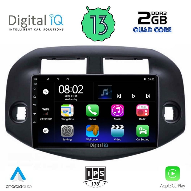 DIGITAL IQ RSB 2732_CPA (10inc) MULTIMEDIA TABLET for TOYOTA RAV 4 mod. 2006-2012