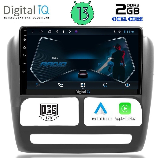 DIGITAL IQ RTC 5137_CPA (9inc) MULTIMEDIA TABLET for FIAT DOBLO mod. 2010-2015