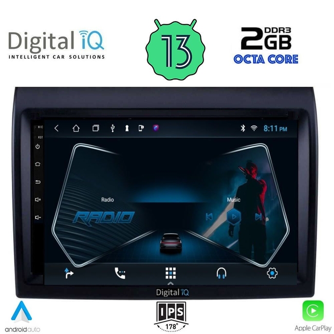 DIGITAL IQ RTC 5140_CPA (9inc) MULTIMEDIA TABLET for FIAT DUCATO mod. 2006-2011