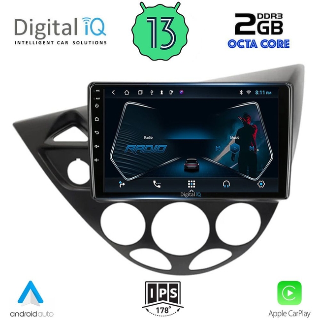 DIGITAL IQ RTC 5169_CPA  (9inc) MULTIMEDIA TABLET for FORD FOCUS mod. 1998-2004