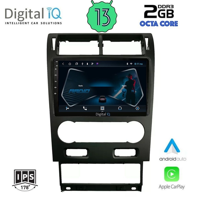 DIGITAL IQ RTC 5161_CPA (9inc) MULTIMEDIA TABLET for FORD MONDEO mod. 2003-2006