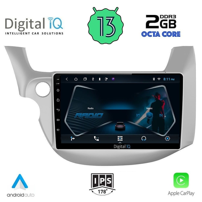 DIGITAL IQ RTC 5211_CPA (10inc) MULTIMEDIA TABLET for HONDA JAZZ mod. 2008-2012