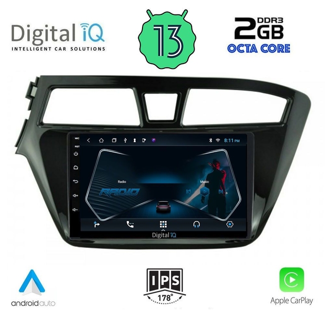 DIGITAL IQ RTC 5229_CPA (9inc) MULTIMEDIA TABLET for HYUNDAI i20 mod. 2014-2019