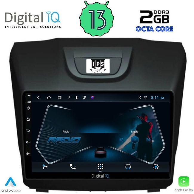 DIGITAL IQ RTC 5255_CPA (9inc) MULTIMEDIA TABLET for ISUZU DMAX mod. 2012&gt;