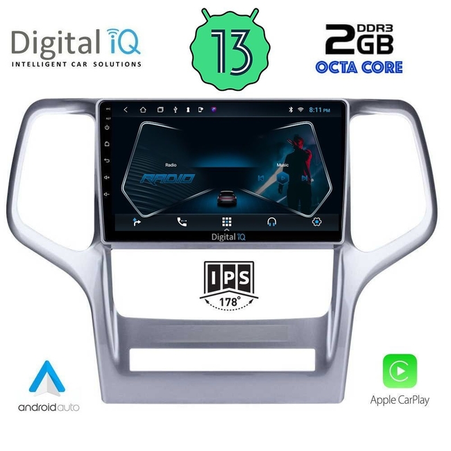 DIGITAL IQ RTC 5282_CPA (9inc) MULTIMEDIA TABLET for JEEP GRAND CHEROKEE mod. 2011-2014