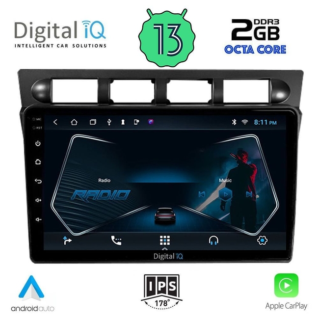 DIGITAL IQ RTC 5306_CPA (9inc) MULTIMEDIA TABLET for KIA PICANTO mod. 2004-2008