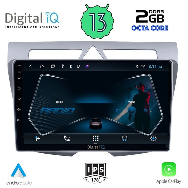 DIGITAL IQ RTC 5307_CPA (9inc) MULTIMEDIA TABLET for KIA PICANTO mod. 2008-2011