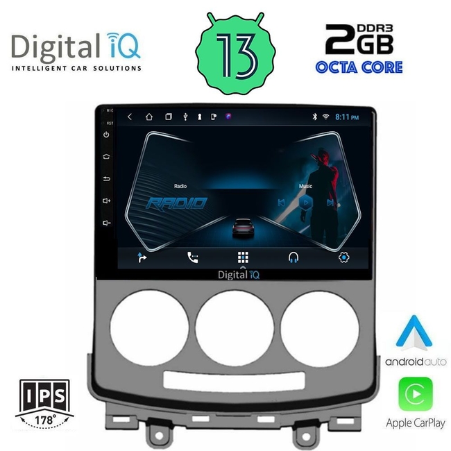 DIGITAL IQ RTC 5370_CPA (9inc) MULTIMEDIA TABLET for MAZDA 5  mod. 2004-2010