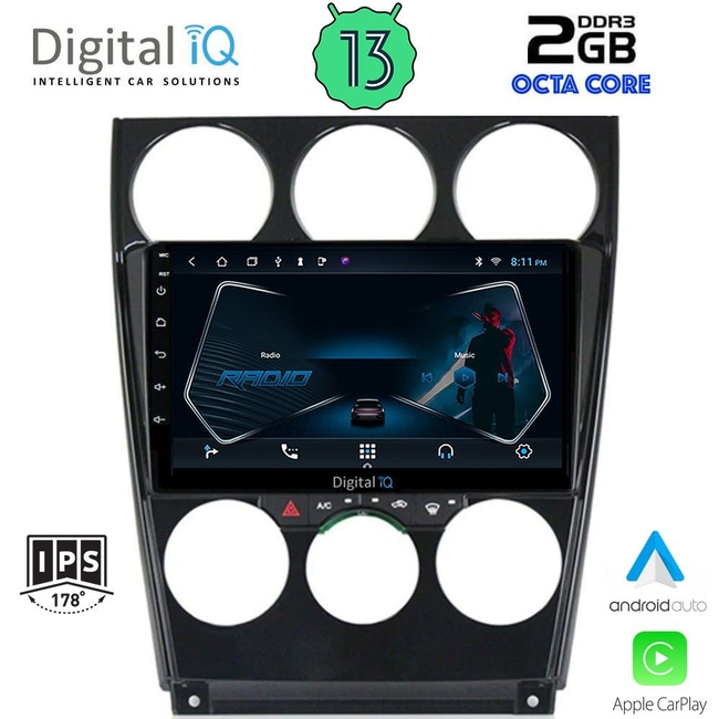 DIGITAL IQ RTC 5375_CPA (9inc) MULTIMEDIA TABLET for MAZDA 6 (FACELIFT) mod. 2005-2008