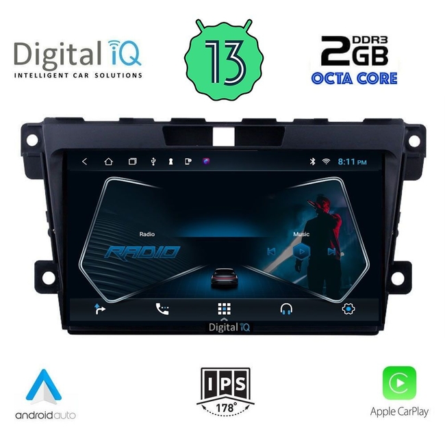 DIGITAL IQ RTC 5389_CPA (9inc) MULTIMEDIA TABLET for MAZDA CX7  mod. 2006-2012