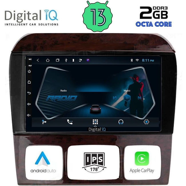 DIGITAL IQ RTC 5426_CPA (9inc) MULTIMEDIA TABLET for MERCEDES  S  W220  mod. 1998-2005