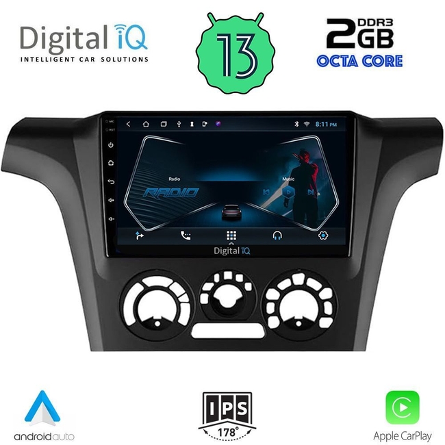 DIGITAL IQ RTC 5441_CPA A/C (9inc) MULTIMEDIA TABLET for MITSUBISHI OUTLANDER mod. 2001-2005