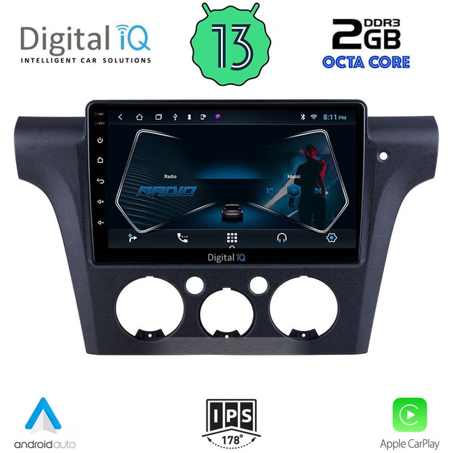 DIGITAL IQ RTC 5441_CPA CLIMA (10inc) MULTIMEDIA TABLET for MITSUBISHI OUTLANDER mod. 2001-2005 with CLIMA