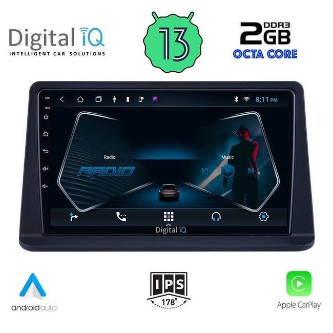 DIGITAL IQ RTC 5445_CPA (9inc) MULTIMEDIA TABLET for MITSUBISHI PAJERO mod. 1999-2006