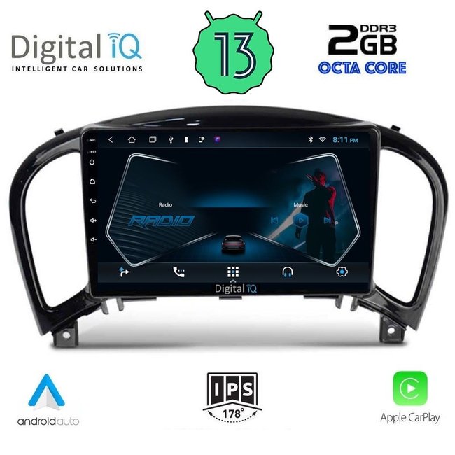 DIGITAL IQ RTC 5452_CPA (9inc) MULTIMEDIA TABLET for NISSAN JUKE mod. 2009-2020