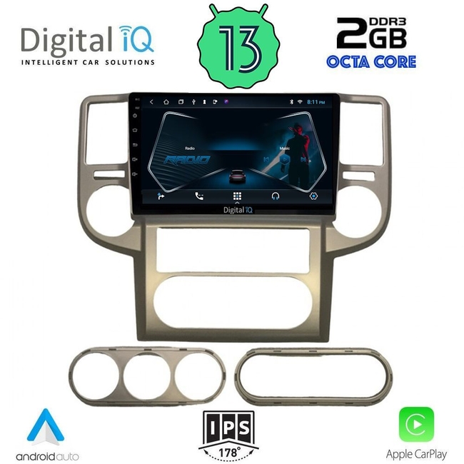 DIGITAL IQ RTC 5475_CPA (10inc) MULTIMEDIA TABLET for NISSAN XTRAIL mod. 2004-2007